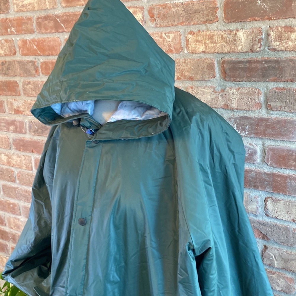 COPY - Stearns XL Army green Dry wear snap up rain jacket never worn - Picture 4 of 8